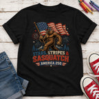 Stars, Stripes & Sasquatch T-Shirt, Patriotic America 250 Bigfoot Youth Tee