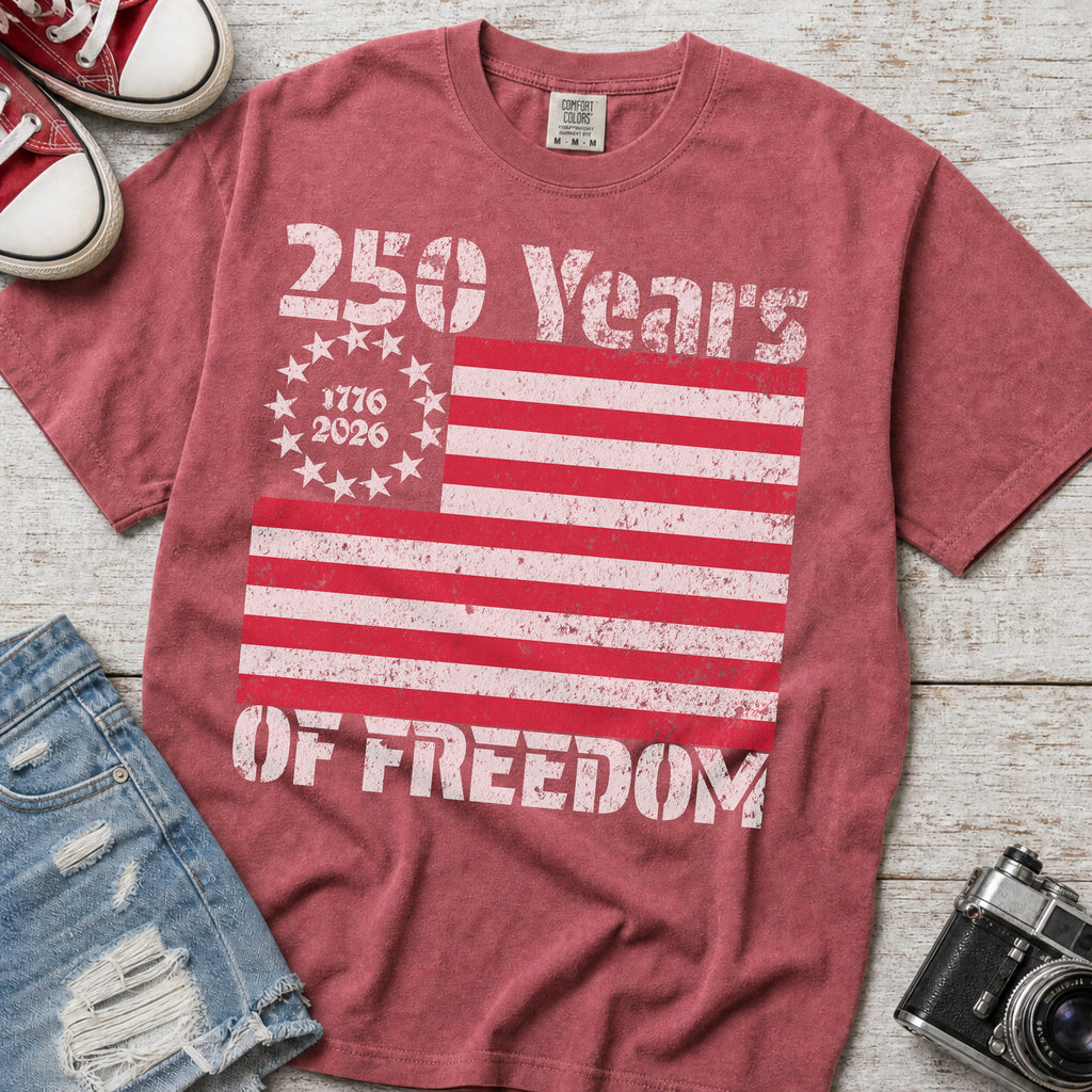 Retro Vintage America 250 Flag Shirt