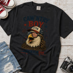 Caw'ntry Boy Eagle T-Shirt, 1776 America 250 Patriotic Graphic Tee