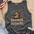 Liberty Bell “Cracked But Iconic” Patriotic Tank Top, America 250 Years of Freedom