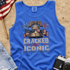 Liberty Bell “Cracked But Iconic” Patriotic Tank Top, America 250 Years of Freedom