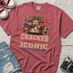 Liberty Bell “Cracked But Iconic” Patriotic T-Shirt, America 250 Years of Freedom