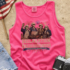 Declaration of Deliciousness BBQ Tank Top, Founding Fathers 4th of July America 250