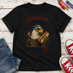 Freedom Tube Enthusiast Youth Tee, America250 Patriotic Eagle Hot Dog