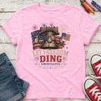 Liberty Bell "Let Freedom Ding" Youth T-Shirt, Patriotic America 250