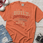 Built Different America 250 T-Shirt, Vintage ‘Since 1776’ Patriotic Tee