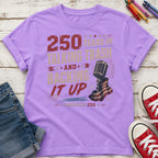 250 Years of Talking Trash and Backing It Up Vintage Youth Tee
