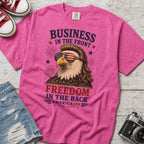 Business in the Front, Freedom in the Back America 250 Eagle T-Shirt