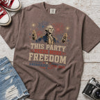 George Washington 'This Party Needs More Freedom' America 250 T-shirt (1776–2026)