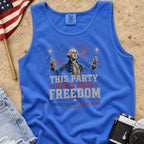 George Washington 'This Party Needs More Freedom' America 250 Tank Top (1776–2026)