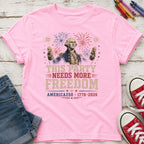 George Washington 'This Party Needs More Freedom' America 250 Youth Tee (1776–2026)