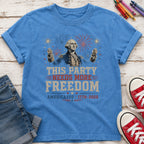 George Washington 'This Party Needs More Freedom' America 250 Youth Tee (1776–2026)