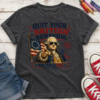 George Washington "Quit Your British Behavior" America 250 Patriotic Youth Tee