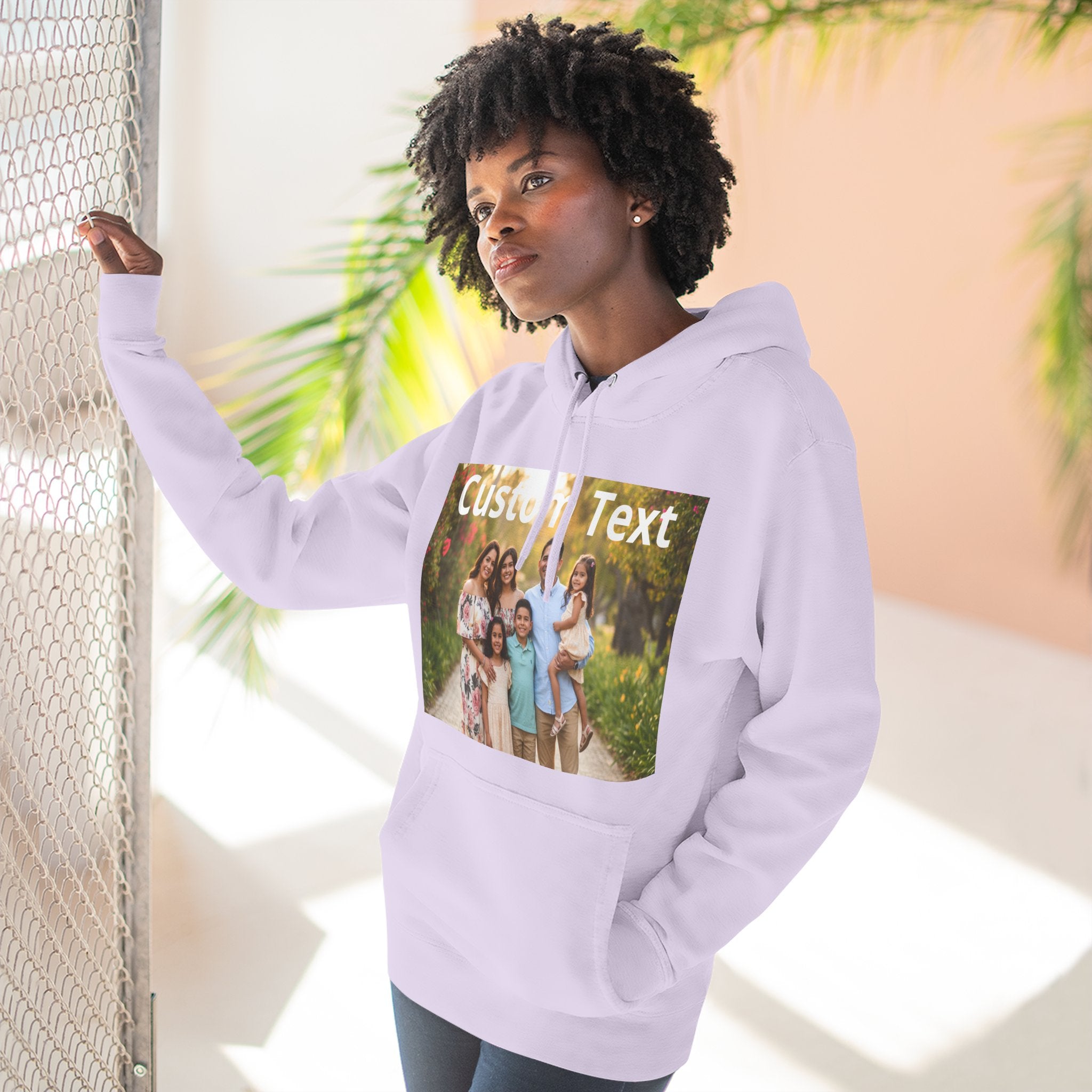 Custom Photo Bootleg Hoodie