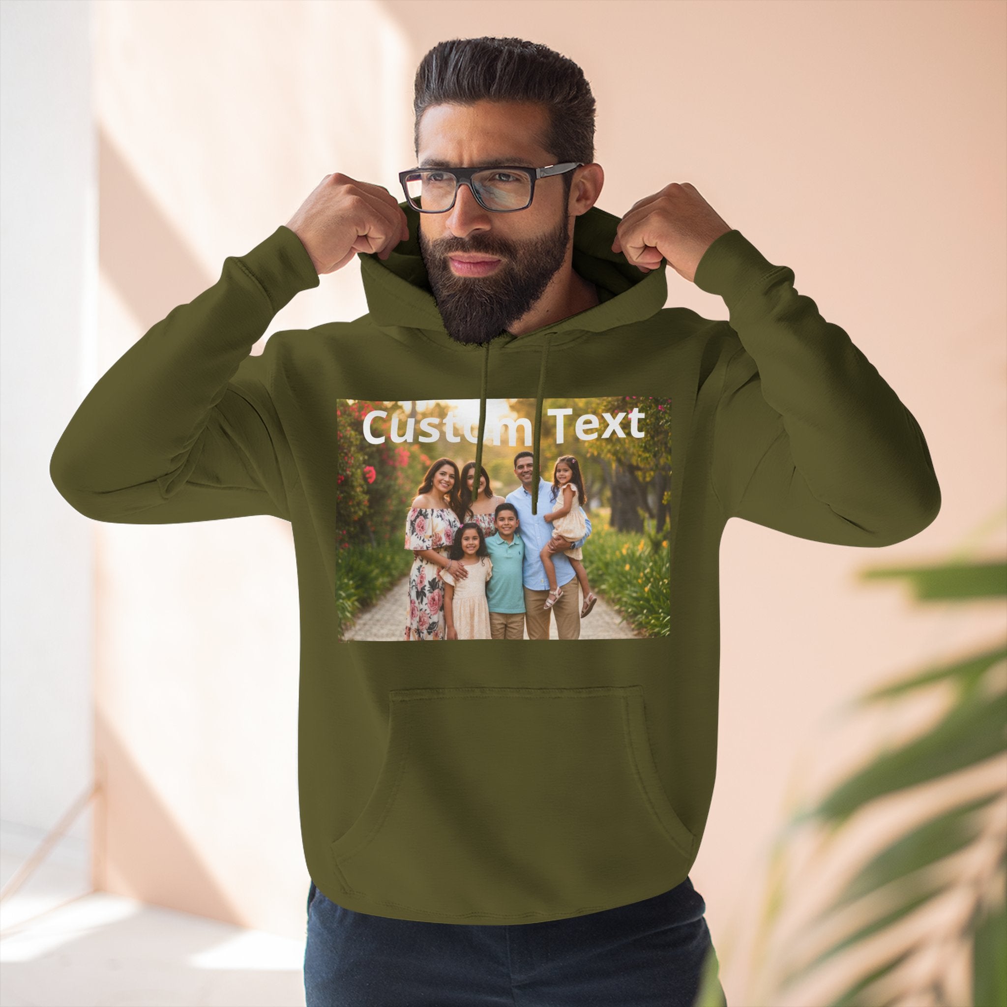 Custom Photo Bootleg Hoodie