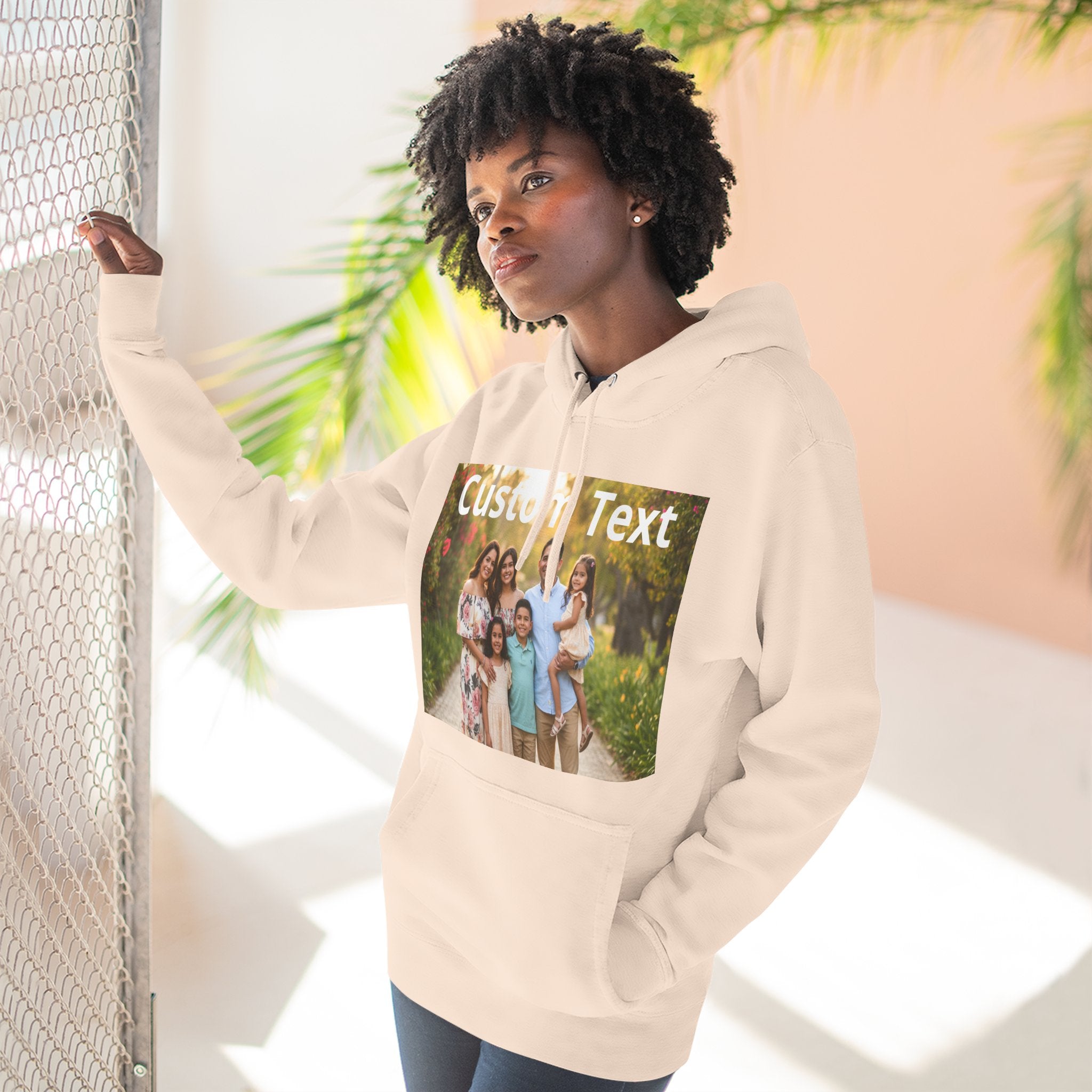 Custom Photo Bootleg Hoodie