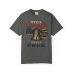 Liberty Bell "Still Cracked, Still Free" Patriotic T-Shirt, America 250